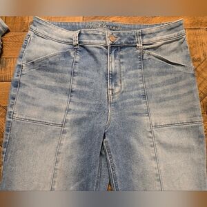 Maurices Women's Light Blue High Rise Flare Jeans